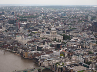 Image showing Aerial view of London