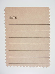 Image showing Brown paper sample