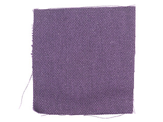 Image showing Purple fabric sample