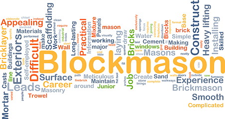 Image showing Blockmason background concept