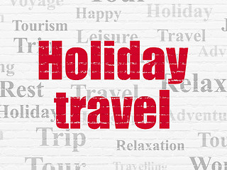 Image showing Travel concept: Holiday Travel on wall background