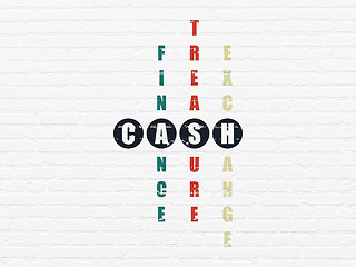 Image showing Currency concept: Cash in Crossword Puzzle