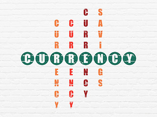 Image showing Currency concept: Currency in Crossword Puzzle