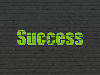 Image showing Finance concept: Success on wall background