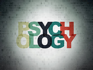 Image showing Healthcare concept: Psychology on Digital Paper background