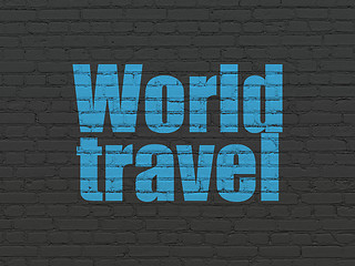 Image showing Travel concept: World Travel on wall background