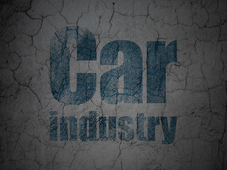 Image showing Industry concept: Car Industry on grunge wall background