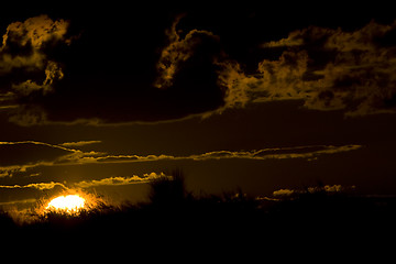 Image showing Kalahari Sunset