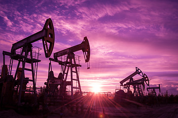 Image showing Oil pumps.