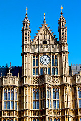 Image showing in london old historical   window    structure  