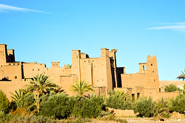 Image showing africa in morocco the old contruction  