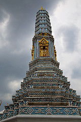 Image showing  thailand  bangkok in     temple    and  colors religion  mosaic