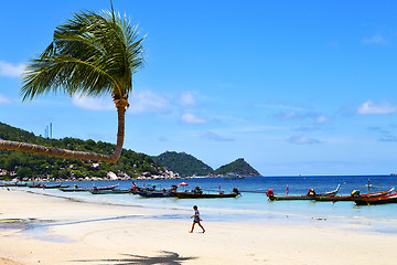 Image showing asia   the  kho tao    thailand  south china sea anchor