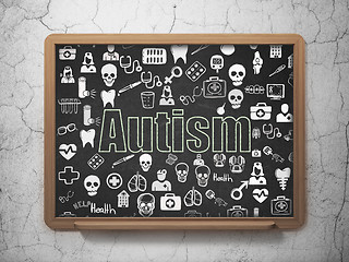 Image showing Medicine concept: Autism on School Board background