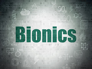 Image showing Science concept: Bionics on Digital Paper background