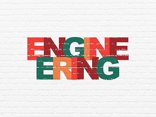 Image showing Science concept: Engineering on wall background