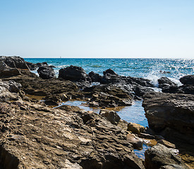 Image showing sunny day on the Adriatic coast