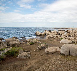 Image showing cloudly day on the Adriatic coast