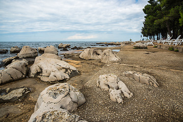 Image showing cloud day on the Adriatic coast