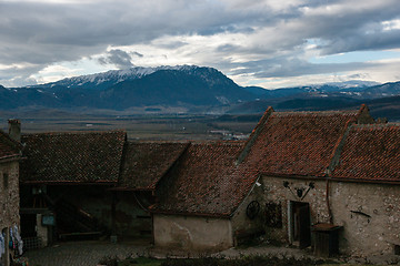 Image showing Rasnov Castle in Romania