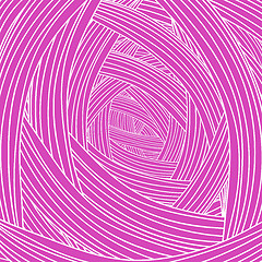 Image showing Abstract Pink Wave Background