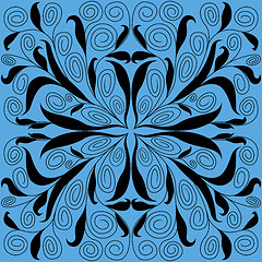 Image showing Abstract floral vector pattern