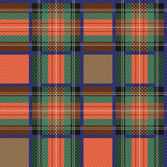 Image showing Checkered tartan fabric seamless texture