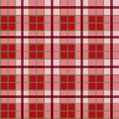 Image showing Seamless checkered vector pattern