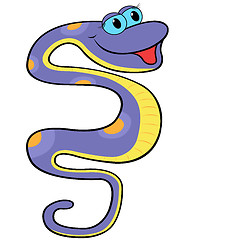 Image showing Boa Cartoon Vector Illustration