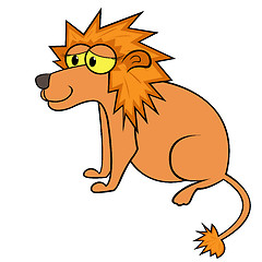 Image showing Lion Cartoon Vector Illustration