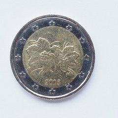 Image showing Finnish 2 Euro coin