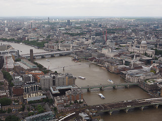 Image showing Aerial view of London