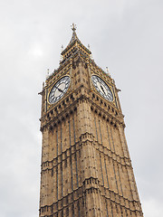 Image showing Big Ben in London