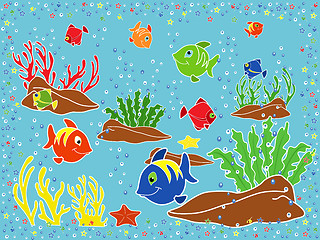 Image showing Underwater marine life