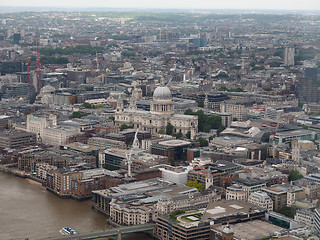 Image showing Aerial view of London