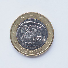 Image showing Greek 1 Euro coin