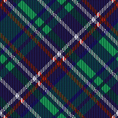 Image showing Seamless diagonal tartan texture