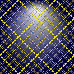 Image showing Yellow grid on a lighting background