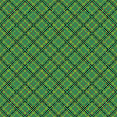 Image showing Seamless mesh pattern over green