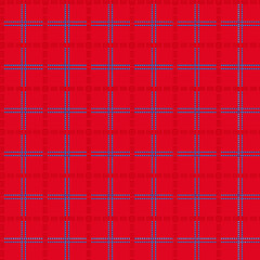 Image showing Bright red seamless mesh pattern