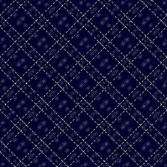 Image showing Dark blue seamless mesh pattern