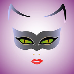 Image showing Cat Woman mask