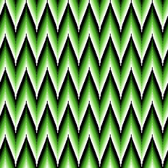 Image showing Seamless pattern with green zigzag elements