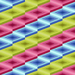 Image showing Seamless pattern with rhombic details