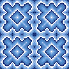 Image showing Seamless pattern with winter motif