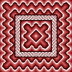 Image showing Dark red seamless pattern