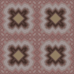 Image showing Seamless pattern in cocoa hues