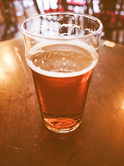 Image showing Retro looking Ale beer