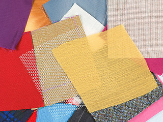 Image showing Fabric samples