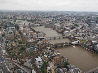 Image showing Aerial view of London